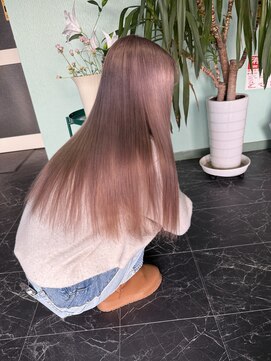 ヴィオラカラー(VIOLLA COLOR) long × milk tea