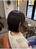 インナーカラーボブ