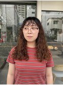 【ADORE横浜】プードルパーマ×セミロング