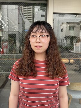 アドア 横浜(ADORE) 【ADORE横浜】プードルパーマ×セミロング