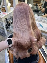 コル(CoL) 2ブリーチで可愛いピンクベージュに!