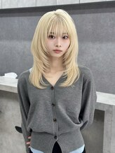 SSAW 抜きっぱなしブロンド＋ミディアムレイヤー