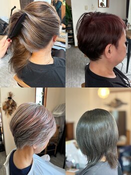 白髪に悩む大人女性を救うために、お客様に合わせたデザインのご提案を致します！