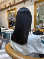 ロンドアベニール 北千住(Lond avenir)&nbsp;暗めカラー/ボブ顔周り/前髪/レイヤー/髪質改善/縮毛矯正/北千住