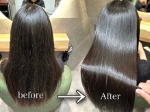*Before→After １*［名古屋栄駅/髪質改善トリートメント/縮毛矯正/20代30代40代50代］