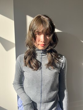 アンフェインド02(UNFEIGNED 02) ミディアムヘア/デザインカラー/フェイスフレーミング/栄/伏見