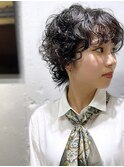 40代50代◎大人ボブパーマ×ひし形シルエット×美髪