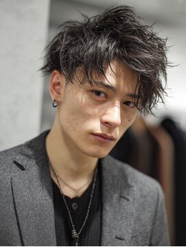 ブラン 池袋(BLANC) シャドウパーマ/フェザーパーマメンズパーマ/ツイストスパイラル