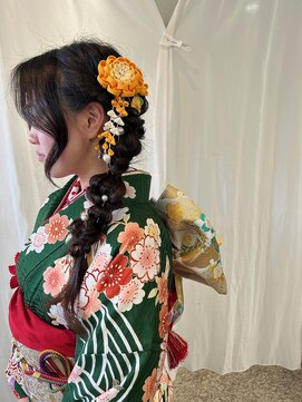 美容室 舞 着付け、アップ