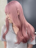 ニコ トウキョウ 渋谷(nico TOKYO)&nbsp;ピンクベージュダブルカラーピンクハイトーン韓国レイヤー