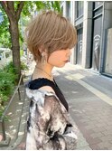 【川原拓也】プレトワカラー×ベージュショート