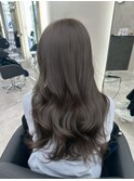 ブリーチなしダブルカラー☆アイスグレージュ20代30代40代