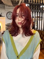 トレンチ(TRENCH)&nbsp;【KOTONA】ブリーチなし レッドブラウン