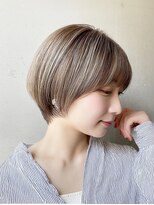 バイエイト(X８)&nbsp;ショートボブ髪型20代30代40代50代前髪あり前髪なし面長丸顔