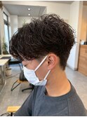 宇都宮メンズカットメンズパーマ波巻きスパイラルパーマツイスパ