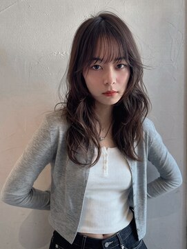 ナービス(NARVIS) 透明感シアーブラウン/レイヤーカット/シースルーバング