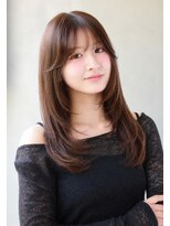 ガリカ(Gallica kinshicho)&nbsp;大人可愛い韓国風ロングレイヤーブラウン