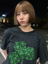 ナービス(NARVIS) 透明感ブラウンベージュ/ショートボブ
