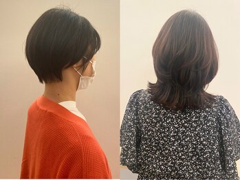 イマジン 経堂(IMAJINE)の写真/【経堂駅徒歩1分】似合わせ“ボブが得意なサロン★”伸びてからもまとまり、キレイを保てるカットが自慢♪