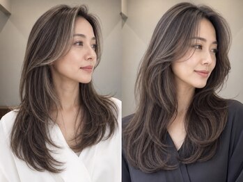 ネックス 表参道本店(nex)の写真/ハイセンスなスタイリストが大人の美髪をご提案♪[表参道駅/脱白髪染め/ハイライト/白髪ぼかし]