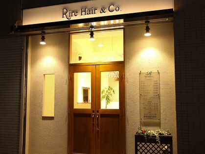 リール ヘアーアンドカンパニー(Rire Hair&Co.)の写真