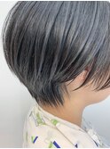 short(ハンサムショート、黒髪、大人ショート)
