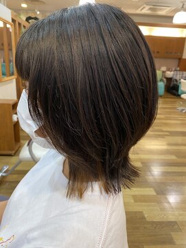 ルアージュ 調布店 外ハネ×ボブ