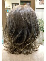 ヘアー ラウンジ コン モア(hair lounge Comme moi)&nbsp;外ハネレイヤーボブ