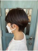 マッシュショート×ベージュ[大宮/大宮ショート/ショートボブ]