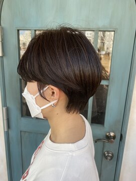 エルズ 大宮店(ailes) マッシュショート×ベージュ[大宮/大宮ショート/ショートボブ]