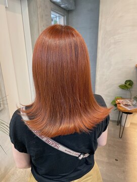 ジーナ 船橋(Zina) オトナ女子ツヤ髪アッシュカラーふんわりミディシースルーバング