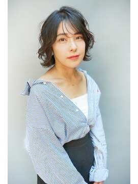 レスピア 銀座中央通り店(Respia) ショートボブのパーマスタイル【銀座/有楽町】30代40代50代