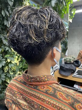 シェル 吉祥寺(shell) ハードパーマ_ツーブロック_ハイライト