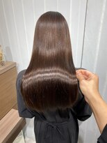 キュア 表参道(CURE)&nbsp;黒髪/グレージュカラー/ココアベージュ/ヘルシーロング[表参道]