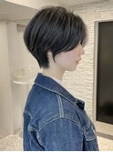 ショートボブ/大人巻き/ぷつっとボブ/ナチュラルカラー/高松