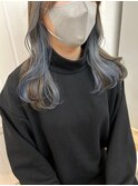 インナーカラー/イヤリングカラー/ポイントブリーチ