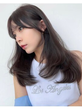 アフロートリノ(AFLOAT Leino) 大人可愛いレイヤーカット　小顔顔まわりカット　サイドバング#