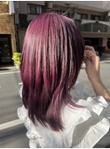 ブリーチ有りバイオレットピンク