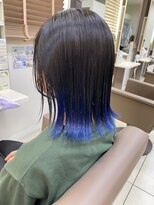 スタイルクリエイター 牛久店(Style Creator)&nbsp;裾カラー　ネイビーブルー