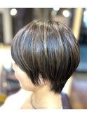 ショートボブ/マッシュショート/40代50代