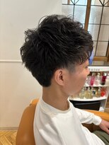 ルシードスタイル グローバルディー 稲毛店(LUCIDO STYLE GLOBAL.D)&nbsp;アップバング無造作パーマ【稲毛】