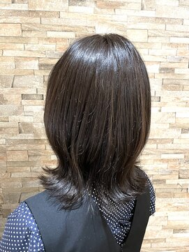 ココカラヘアー ニコ(cococara hair nico) 結べる長さ/外ハネアレンジ/透明感カラー