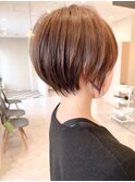 ハンサム丸みショートボブ/ショート//前髪/丸みショートボブ