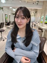 フェイスレイヤーストレートスタイル