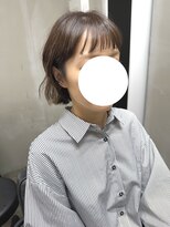 フレーム なんば店(FRAME)&nbsp;◯エアリーボブ　×  オリーブベージュ