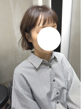 フレーム なんば店(FRAME) ◯エアリーボブ × オリーブベージュ