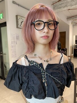 ナループロアツム(Nalu pu loa Tsum) ダブルカラー/ピンクカラー/暖色カラー/ブリーチカラー