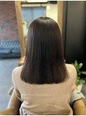 髪質や変化に合わせた髪質改善ストレート