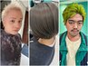 メンズカット（メンテ）+ダブルカラー+TR（ブリーチあり・なし）￥13500