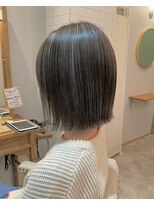 アンリー(Anree)&nbsp;【Anree】外はねボブ×お洒落ハイライトカラー